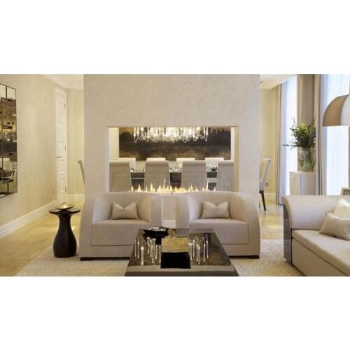 Inno-Fire 36 inch wifi real fire intelligent smart bioethanol fireplace indoor