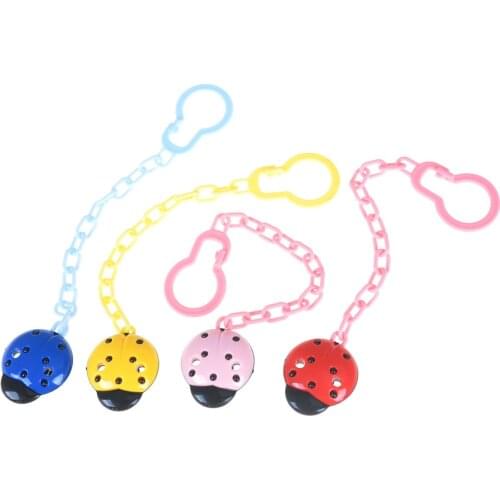 4Pcs Baby Newborn Pacifier Clip Chain Strap Dummy Soother Nipple Holder