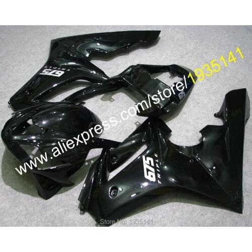 Cowlings For Triumph Daytona 675 2006 2007 2008 Daytona675 06 07 08 Motorbike Fairings Black Body (Injection molding)