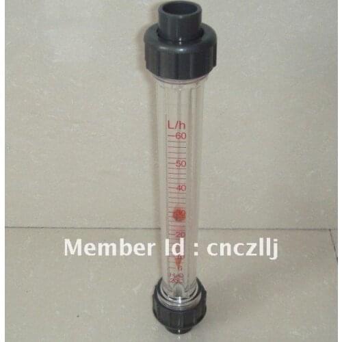 LZB-25S Plastic Flowmeter 160-1600L/H with guiderod socket connection