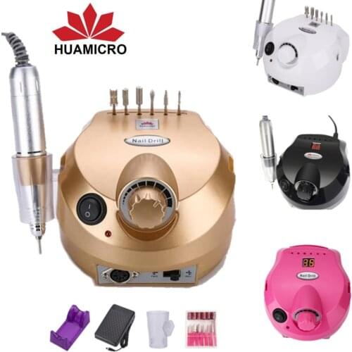 Best selling 35000 rpm electric nail drill head set milling cutter manicure machine nail manicure electric pedicure tool