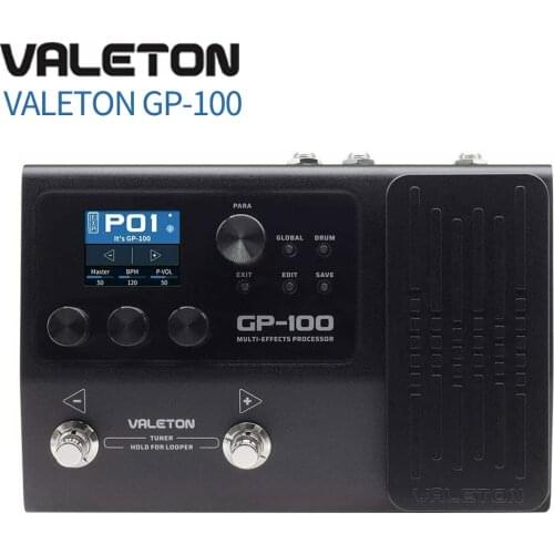 VALETON / GP-100 -Ampero\s brother model ultra-compact multi- Effector Processor Loop/Drum,Guitar Bass Pedal with 140
