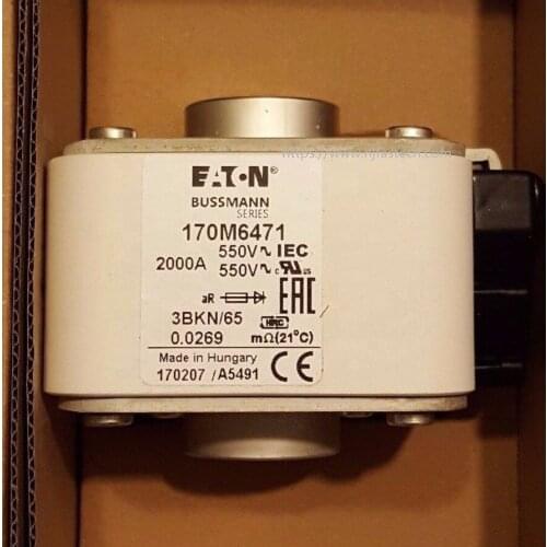 New original Fuse Block 2000A 550V 170M6471 Bussmann Fuse Prices high voltage power fuse