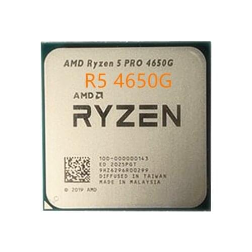 AMD Ryzen 5 PRO 4650G R5 PRO 4650G R5 4650G 3.7 GHz Six-Core Twelve-Thread 65W CPU Processor L3=8M Socket AM4