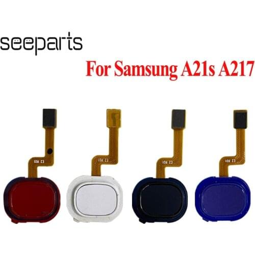 Touch ID Fingerprint Sensor Home Menu Button Flex Cable Ribbon For Samsung Galaxy A21s Replacement Parts For Samsung A21s A217
