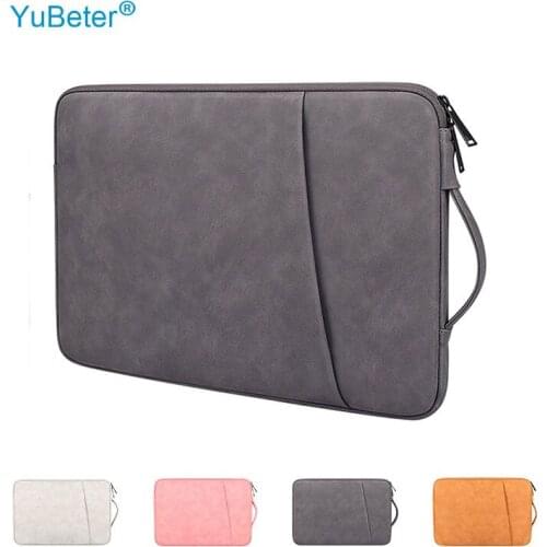 YuBeter Laptop Bag Sleeve for Dell MacBook Air Pro 13 15.4 Inch PC Cases Computer Notebook Pouch Mens Womens Briefcase Handbag