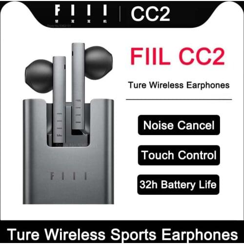 FIIL CC2 Wireless Bluetooth 5.2 Earphones ENC Call Noise Canceling Sport Headphones TWS Gaming Headset For Android Apple Huawei