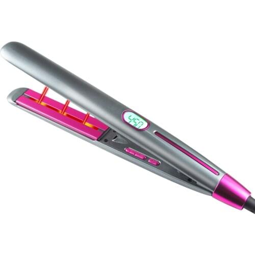 Professional Infrared Hair Straightener Anion Ceramic Curling Irons LCD Screen Fast Heating Flat Iron Straight Styling Tool