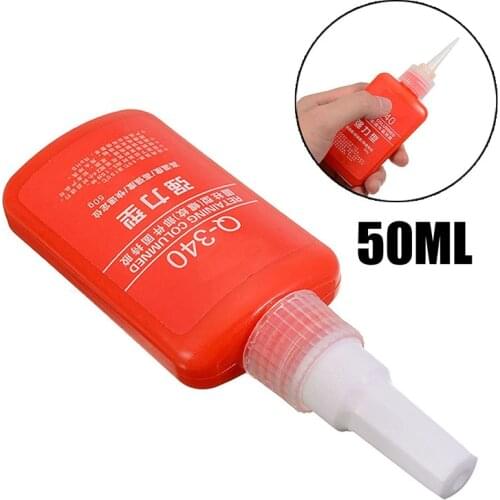 50ml High Strength Anaerobic Adhesive Threadlocker Lock Glue Sealing Anti-corrosion Threaded Nuts Metal Locking Adhesive