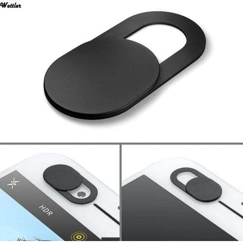 1 PCS Universal WebCam Cover Shutter Magnet Slider Plastic Camera Cover for iPhone PC Laptops Mobile Phone Lens Privacy Sticker