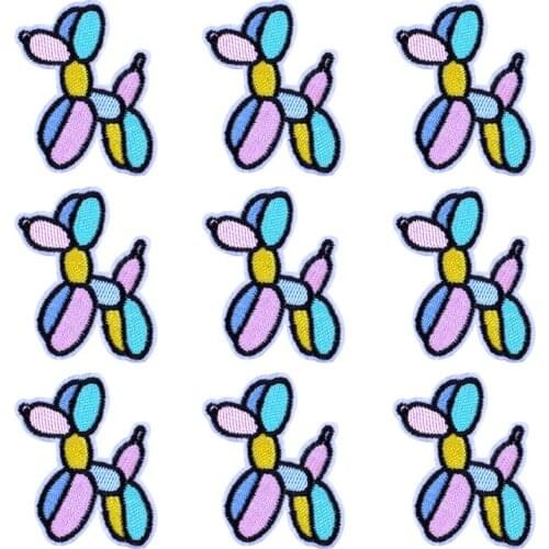 Pulaqi 10PCS Dog Cartoon Patch Cute Wholesale Patches Iron On Patches For Clothing Animal Wholesale Dropship Custom Patch