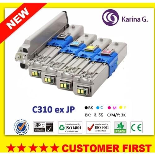 4PCS Remanufactured Toner Cartridge for Okidata MC361 MC561 MC362 MC562 MC352 C330 C310 C510 C530 C331 C531 etc