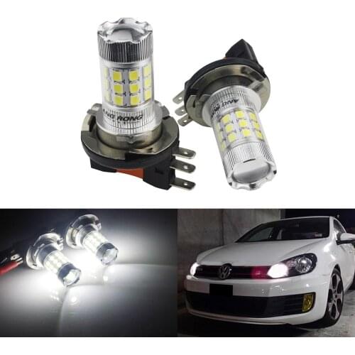 ANGRONG 2x 30W 1600lm H15 64176 LED Headlight Daytime Running Light Bulb For Audi BMW VW Ford Fiesta