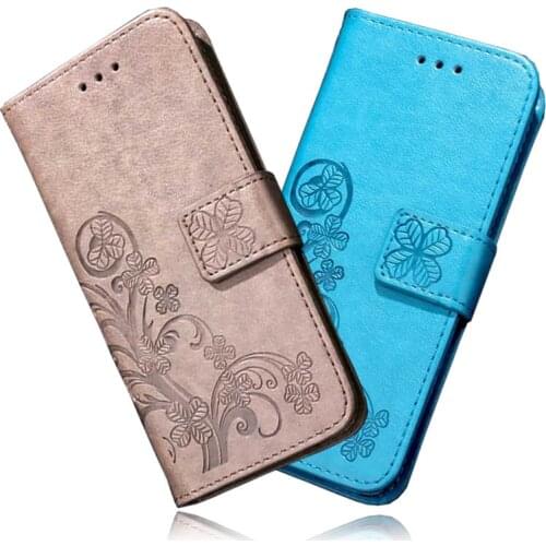 2021 For Apple iPhone 7 Cover Four Leaf Clover Case Flip Wallet Case for iPhone7 Plus Phone Coque Hoesjes Leather