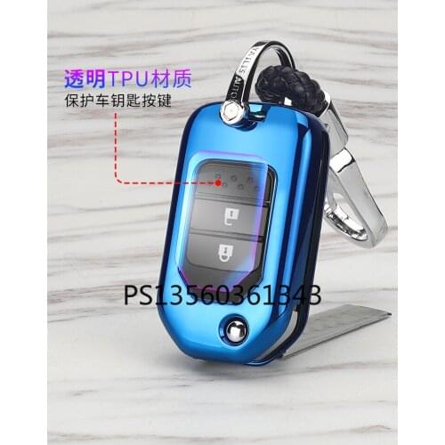 Suitable for Honda 2019 CR-V XRV Jade HR-V Accord key cover TPU soft rubber shell buckle
