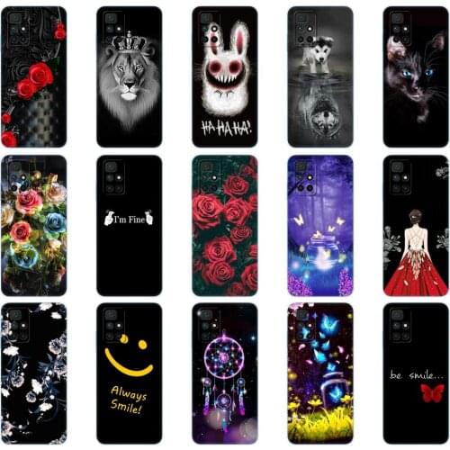 For Redmi 10 Case Back Phone Cover For xiaomi Redmi 10 Case 6.5inch global coque Silicon Soft TPU Protective bumper Dropshipping