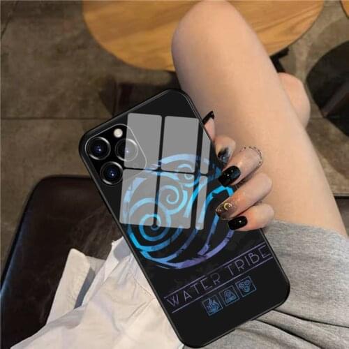 Water Tribe Phone Case Glass Phone Case For iphone 12 11 Pro Max XS XR X 8 7 Plus SE2 Case