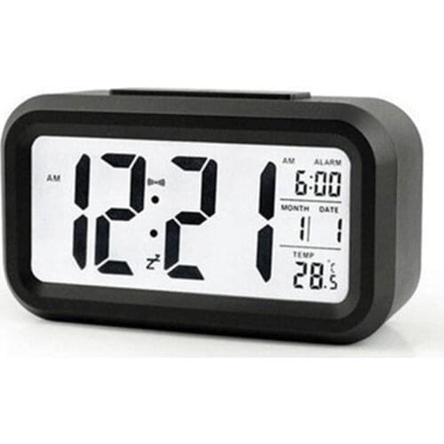 Digital Alarm Clock Led Electronic Digital Alarm Screen Desktop Clock For Home Office Desk Backlight Snooze Data Calendar