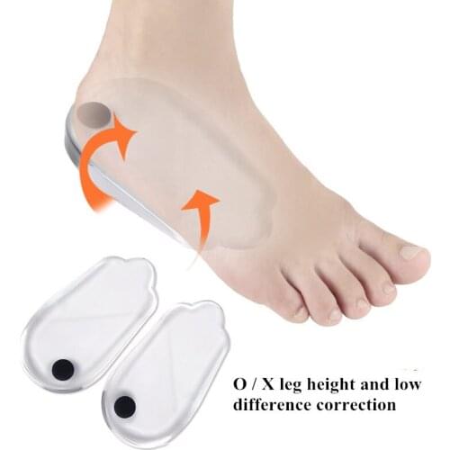Gel Orthopedic Insoles For Shoes Men Women O / X Shape Leg Magnet Correction Heel Pads Cushion