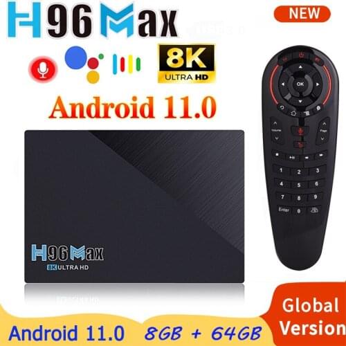 H96 Max RK3566 Smart TV Box Android 11 Support 8K 4K 3D Youtube Google Play 4G 32GB H96max Set Top Box 1000M 2.4G 5G Wifi 2021