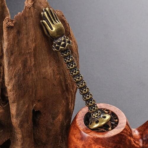 Creativity Brass Smoking Pipe Tool -Tobacco Smoking Accessories Portable