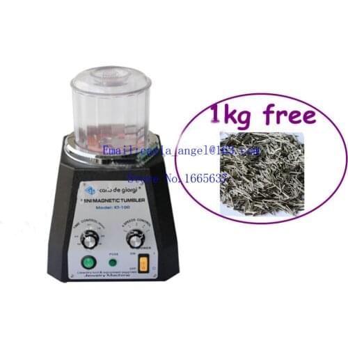 Promotion Magnetic Tumbler Polishing Machine Jewelry tools and machines 1KG Magnetic Pins ( FREE)