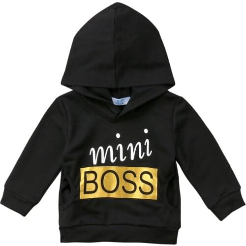 Newborn Baby Boy Girl Toddler Mini Hoodie Hooded Tops Romper Jumpsuit Outfits Clothes