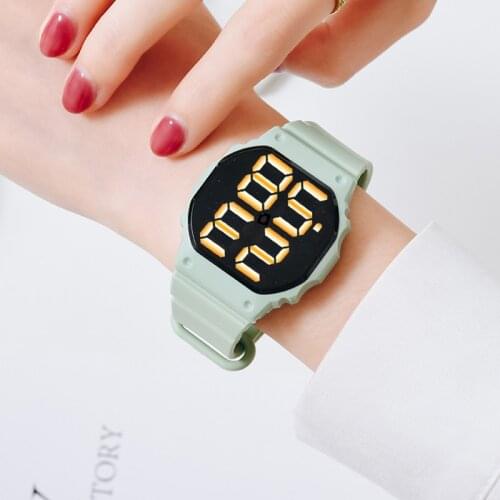 Fashion Unisex Silicone Watchband LED Digital Sport Womens Watches Mens Wristwatch Casual Clock relogio feminino digital reloj