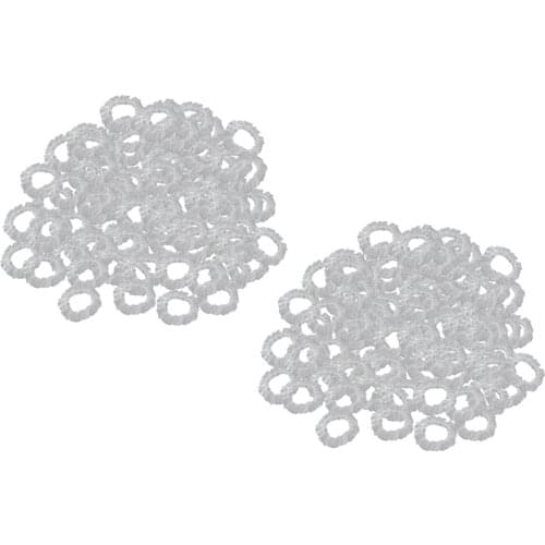 Set Of 200 Clear White Plastic Disposable Truck Car Steering Wheel Covers Films