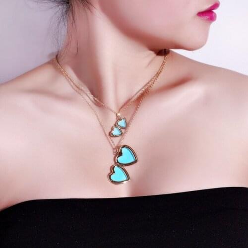 New Arrival Photo Frame Charms Locket Pendants Necklaces For Women Heart Fashion Jewelry YT-N299