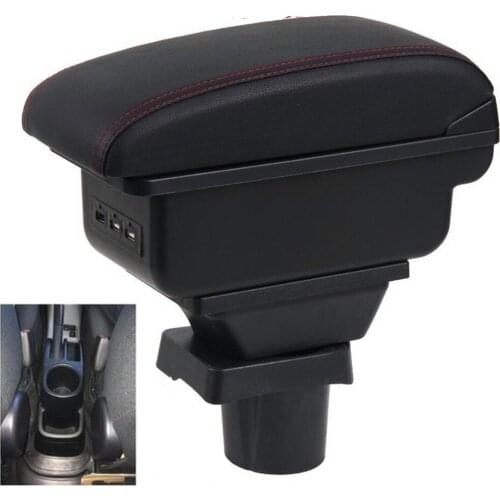 For ToyotaPrius C Prius C armrest box central Store content Storage box armrest box with cup holder USB interface