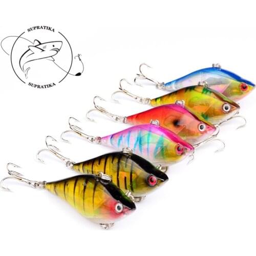 VIB Fast Sinking Bass Vibration Sea Fishing Hard Bait 60mm/13g Deep Dive Saltwater Crankbait Wobbler Fishing Accessories Lures