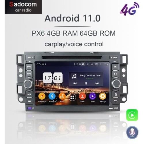 PX6 DSP 4GB RAM 8 core Car DVD Player Android 10.0 For Chevrolet Epica Aveo Captiva 2006-2012 car radio autoradio GPS Glonass