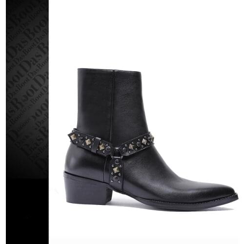 YI.LU.YANG Men's Motorcycle Boots