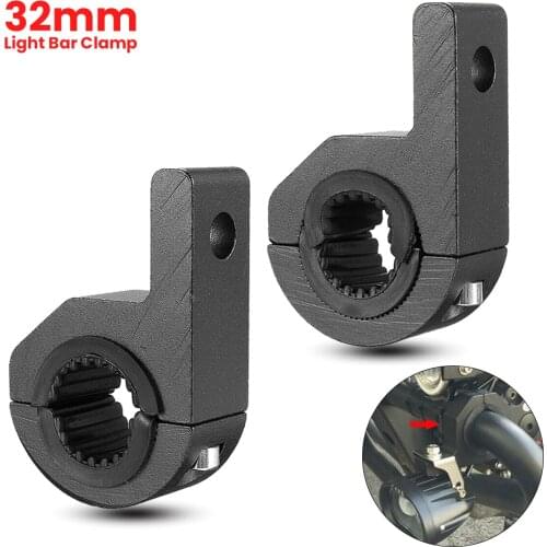 1 Pair 25-32 mm Alloy Light Bar Clamp For ATV UTV Truck Car Motorcycle LED Work Light Clamps Brackets Tube Clamp Kit