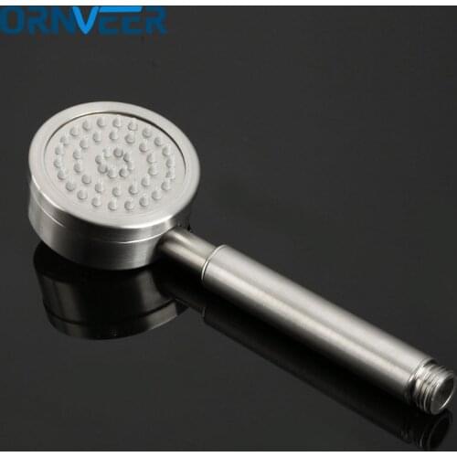 304 Stainless Steel Shower Head Bathroom Shower Water Saving High Pressure Round Shape Hand Shower baby bath shower design