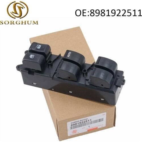 8981922511 Electric Power Window Master Switch For Isuzu D-Max Dmax Pickup 2012
