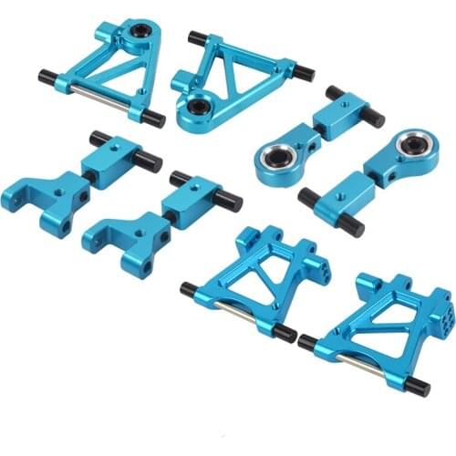 Aluminum Alloy Front Rear Upper Lower Suspension Arms for Tamiya TT-02 TT02 1/10 RC Car Upgrades Parts Accessories