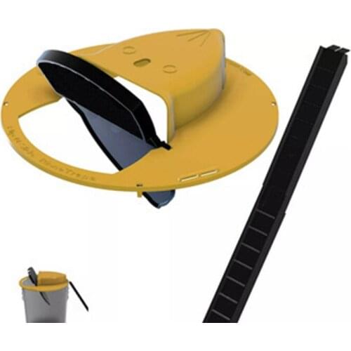 Auto Smart Mouse Trap Flip N Slide Bucket Lid Mouse Rat Mouse trap Humane Or Lethal Trap Door Style Multi Catch Reusable Plastic