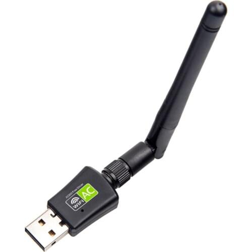 Free Driver 600Mbps 5/2.4Ghz Network Cards Wifi Adapter USB Dual Band LAN Antenna Dongle Wifi for Win 7 8 10 RTL8811
