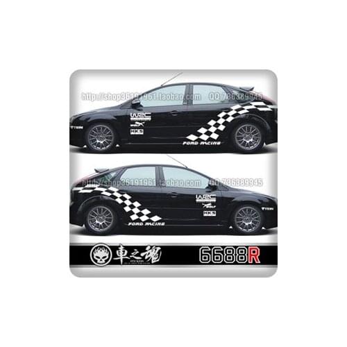 For Ford Focus 2009-2013 car stickers body decoration modified classic Focus appearance racing sticker film