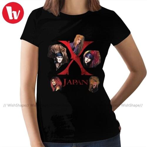 Visual Kei T-Shirt X Japan Classic 1988 T Shirt Short Sleeve Funny Women tshirt Oversized Ladies Tee Shirt