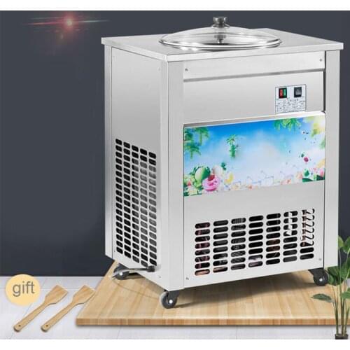 Fully automatic High-power Ice frying machine Commercial yoghourt fried ice cream machine Pan Fried Ice Cream Roll Machine