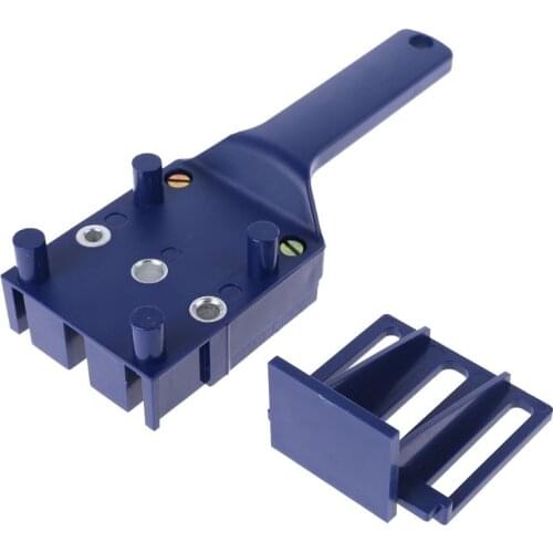 Handheld Woodworking Doweling Jig Drill Guide Wood Dowel Drilling Hole Saw Accessories Template Wood Drilling Dowelling Accessor