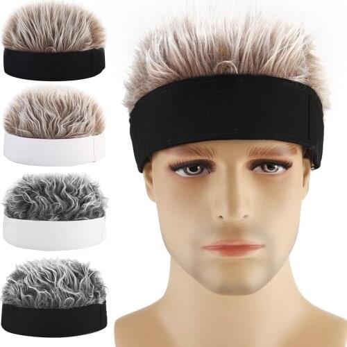 Unisex Golf Skullies Beanie Hat Outdoor Sports Fake Flair Hair Skullcap