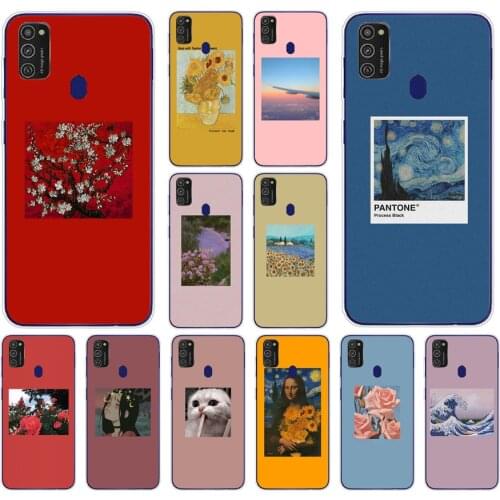 29AS Vingate Vincent Van Gogh Pantone Aesthetic art Silicone case for Samsung Galaxy M11 M 11 M21 M 21 cover funda