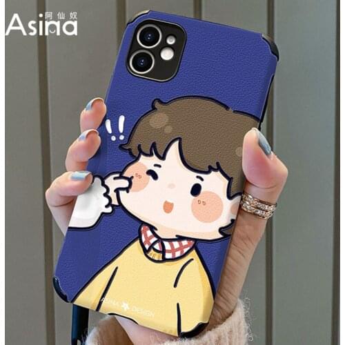 Imitation Lambskin Silicone case For iPhone 12 11 Pro Max X XS XR 7 8 Plus Luxury Shockproof Cases for iPhone 12mini Back Cover