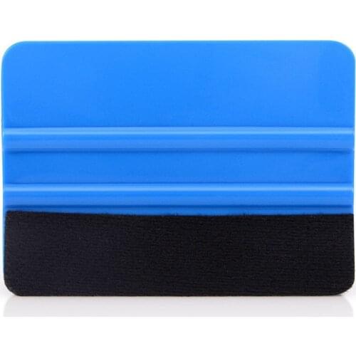 1Pcs Blue Squeegee Felt Edge Scraper Car Decals Vinyl Wrapping & Tint Tools For Razor Blade Scraper Automatic Film Squeegee Set