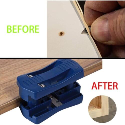 Universal Flat Head Woodworking Manual Edge Banding Machine Planer Sheet Edge Banding Straight Line Trimmer