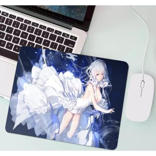 New universal non-slip mouse pad small sexy girls anime leather gaming mouse pad new table mat stylish and comfortable suitable